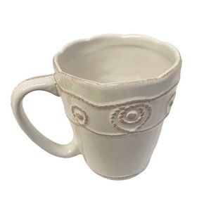 American Atelier Bianca Braid Mug Cup Coffee Tea Textured Ceramic 3 3/4"